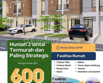 Hunian Exclusive 2 Lantai Hanya 600jtan, Dekat Tol krl