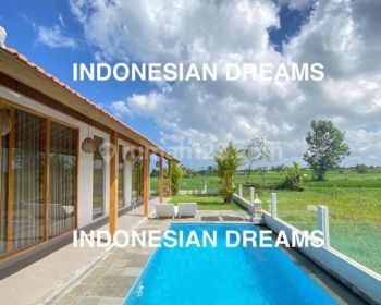 Villa 3 Br di Seseh Dengan View Sunset Dan Sawah