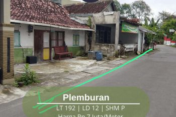 Jual Tanah Pekarangan Startegis Dekat Kampus UGM di Plemburan