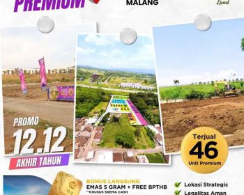 Kavling Siap Bangun Selangkah Kampus Binus Malang (Lokasi Strategis)