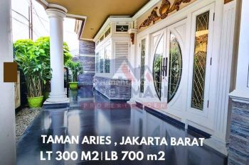 Rumah Mewah Bagus Sekali Dan Full Furnished di Taman Aries Jakarta Barat,