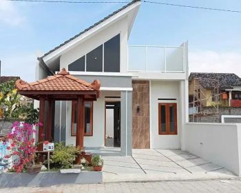 RUMAH MODERN DENGAN ROOFTOP, DI KALASAN DEKAT JALAN JOGJA SOLO