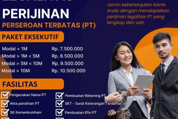 Paket Jasa Perizinan Legalitas Usaha PT