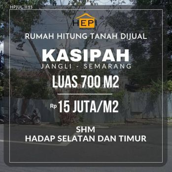 TANAH DIJUAL DEKAT CANDIGOLF  SEMARANG  ! 700 m² SHM