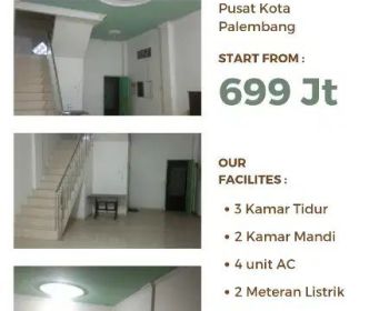 jual rumah di sekip pangkal garansi bebas banjir