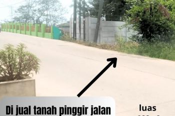 Di jual tanah pinggir jalan talang jambe