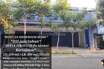 RENT: Ruang usaha raya Kertajaya jalan kembar, cocok unt