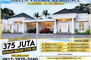 Perumahan samping Kantor PEMDA Klaten