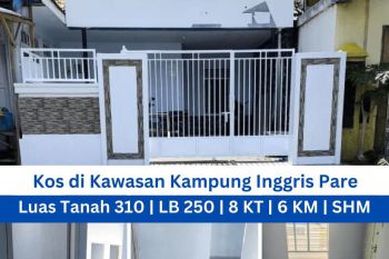 Jual Murah Kost di Kediri Kampung Inggris Pare