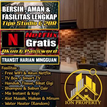 HARGA BELUM NAIK! SEWA STUDIO PERJAM PERHARI APARTEMEN GREEN PRAMUKA