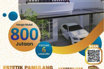 RUMAH 2LT KPR PAMULANG DP 0% DEKAT KAMPUS UNPAM