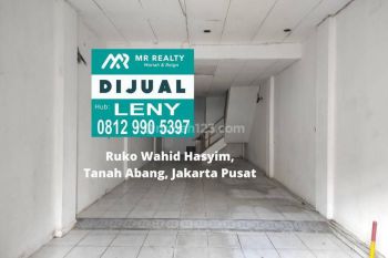 RUKO SIAP PAKAI 3 LANTAI DI JL. KH WAHID HASYIM, JAKARTA PUSAT