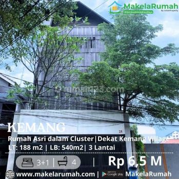 Rumah Dijual Dalam Cluster Di Kemang Jakarta Selatan