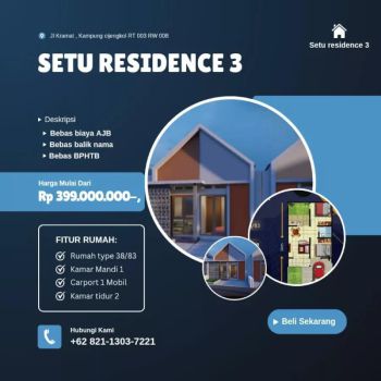 perumahan disetu hekasi