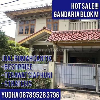 Best price jual cepat rumah terawat siap huni Gandaria Blok M