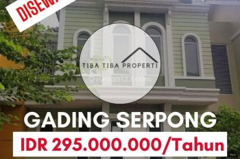 DISEWAKAN
CLUSTER MALIBU PARAMOUNT LAND GADING SERPONG