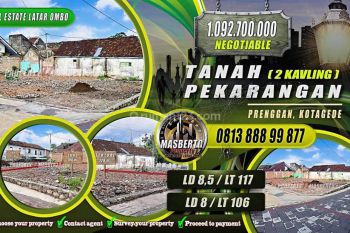 Tanah 2 Kavling Dalam Kota