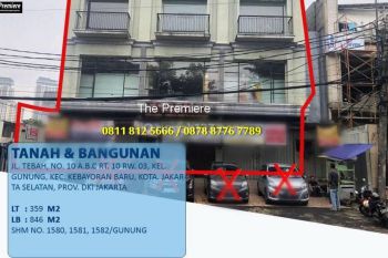 Ruko Tebah Mayestik Kebayoran Baru Jakarta Selatan