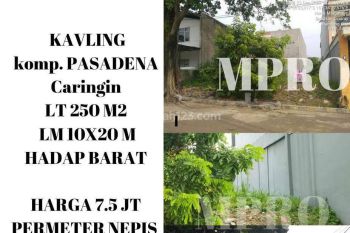 Dijual Cepat Kavling Siap Bangun Strategis di Komplek Pasadena