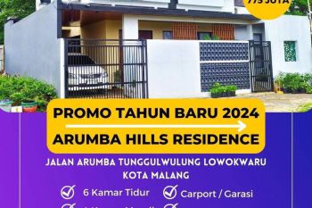 Rumah Mewah Kota Malang Harga Murah Promo Tahun Baru 2024