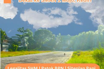 Tanah Mojo Kediri Dekat GOR Jayabaya SHM Pecah Siteplan Rapi