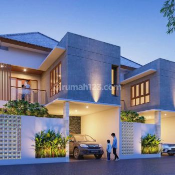 Vila modern SHM  dua lantai  terbatas 4 unit di Sanur