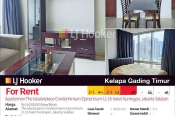 Apartemen The Masterpiece Condominium Epicentrum Lt.16 Karet Kuningan, Jakarta