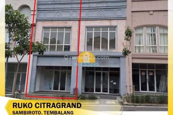 Dijual ruko dua lantai di Citragrand, lokasi strategis