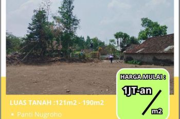 Turun Harga, Tanah Jogja, Barat Kopi Klothok Jl.Kaliurang, Sleman