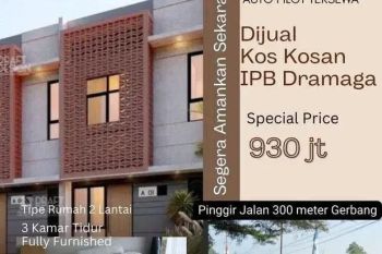 Dijual Rumah Kos Kosan Di Bogor Dekat Kampus IPB Dramaga Jaminan Unit Tersewa