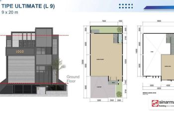 Gudang Taman Tekno X ROW Jalan Luas di BSD City