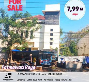 Rumah Usaha Murah Dibawah Njop Pedurungan Fatmawati Raya Majaphit