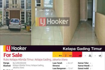 Ruko Kelapa Hibrida Timur Kelapa Gading, Jakarta Utara