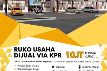 Ruko 2 Lantai Bisa KPR di Cirebon Timur, Uang Muka Bersih 10 Juta