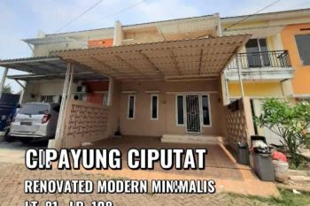 Rumah Murah 2 lantai belakang tip top ciputat