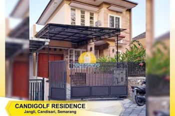 Rumah Mewah 2lt Furnish Cluster Candigolf Jangli Semarang Dkt Tol