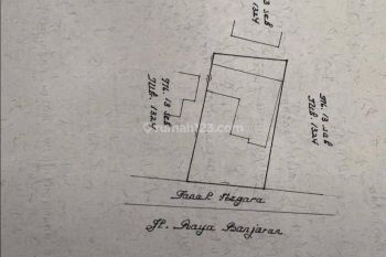 DIJUAL CEPAT HITUNG TANAH SAJA 4KIOS AKTIF DI MAINROAD BANJARAN