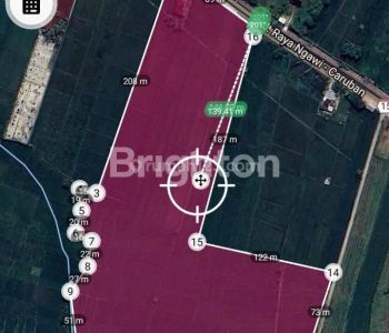 TANAH ZONA INDUSTRI NOL JALAN PROVINSI CARUBAN NGAWI
