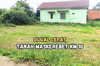 Dijual tanah maskarebet dekat Taman