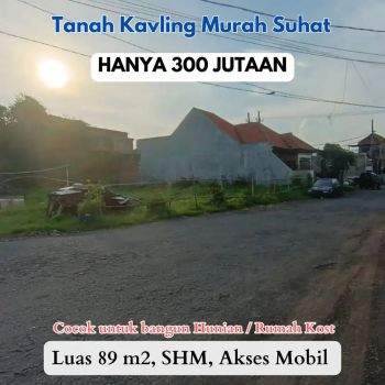 Tanah Suhat Malang 7 Menit Patung Pesawat Cicilan 12x