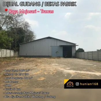 Bekas Gudang Pabrik Raya Mojosari Trawas Industri Pacet Mojokerto