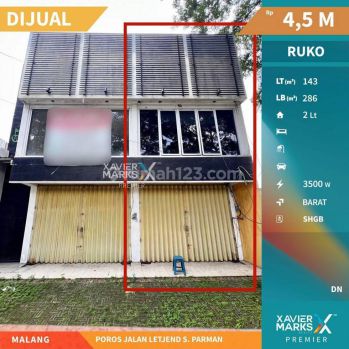 Ruko Poros Jalan Letjend S Parman Cocok Untuk Kantor Atau Toko