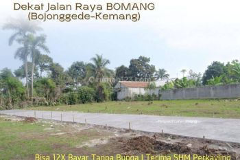 Dekat Pintu Tol Stasiun Citayam 1 Juta an Kavling SHM Siap Ajb