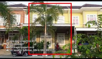 Dijual Cepat Townhouse Siap Huni Jalan Lunjuk Jaya Palembang