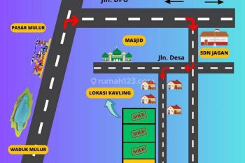 Dijual Murah Kavling di Mulur Dekat Waduk Mulur Sukoharjo Murah