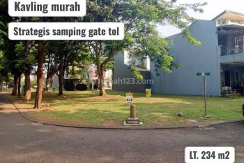 Tanah Strategis Dekat Gate Tol di Bsd The Icon, Tangerang