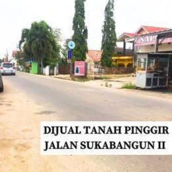 Dijual tanah murah  lokasi pinggir jalan dekat bakso sony palembang