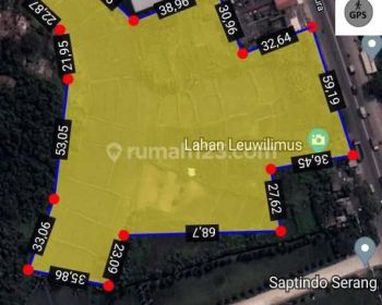 Tanah di Jl. Utama negara, Cikande. Serang Banten SHM 11308 m²