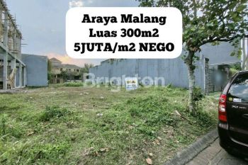 TANAH LUAS 300M2 di ARAYA MALANG GRAHA GOLF