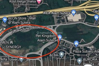TANAH KOMERSIAL THE ESCALA Tepat di tengah CBD Alam Sutera